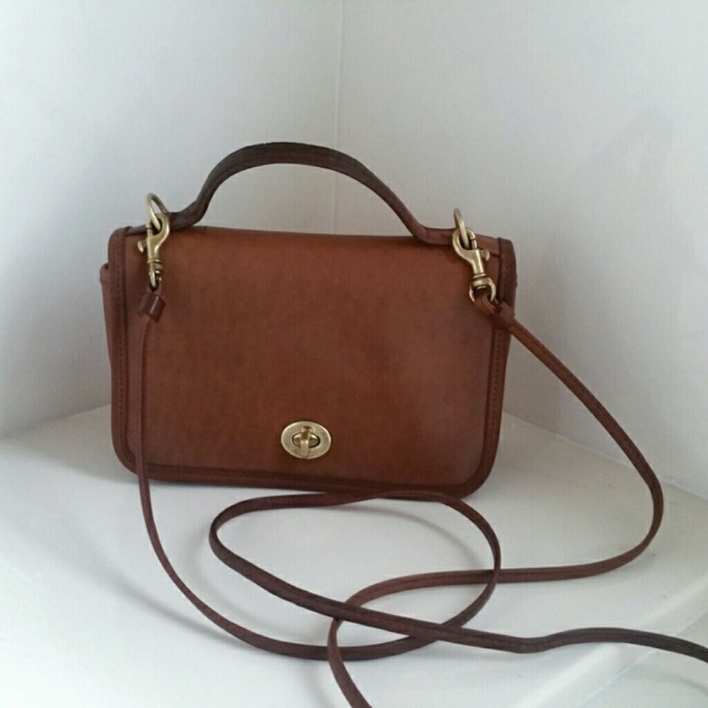 Coach Vintage "Casino" Bag in British Tan